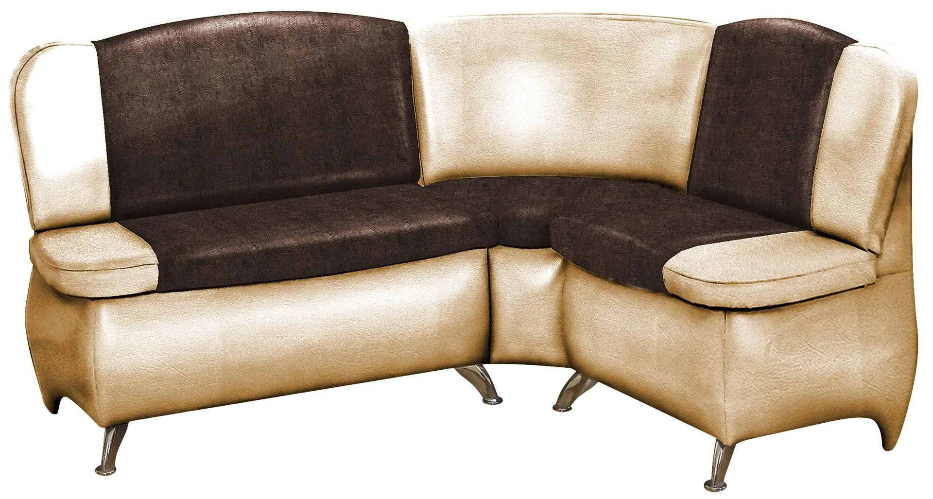 Кухонный уголок Modern Sofy 2231/2207 Brown/Beige (угол Г)