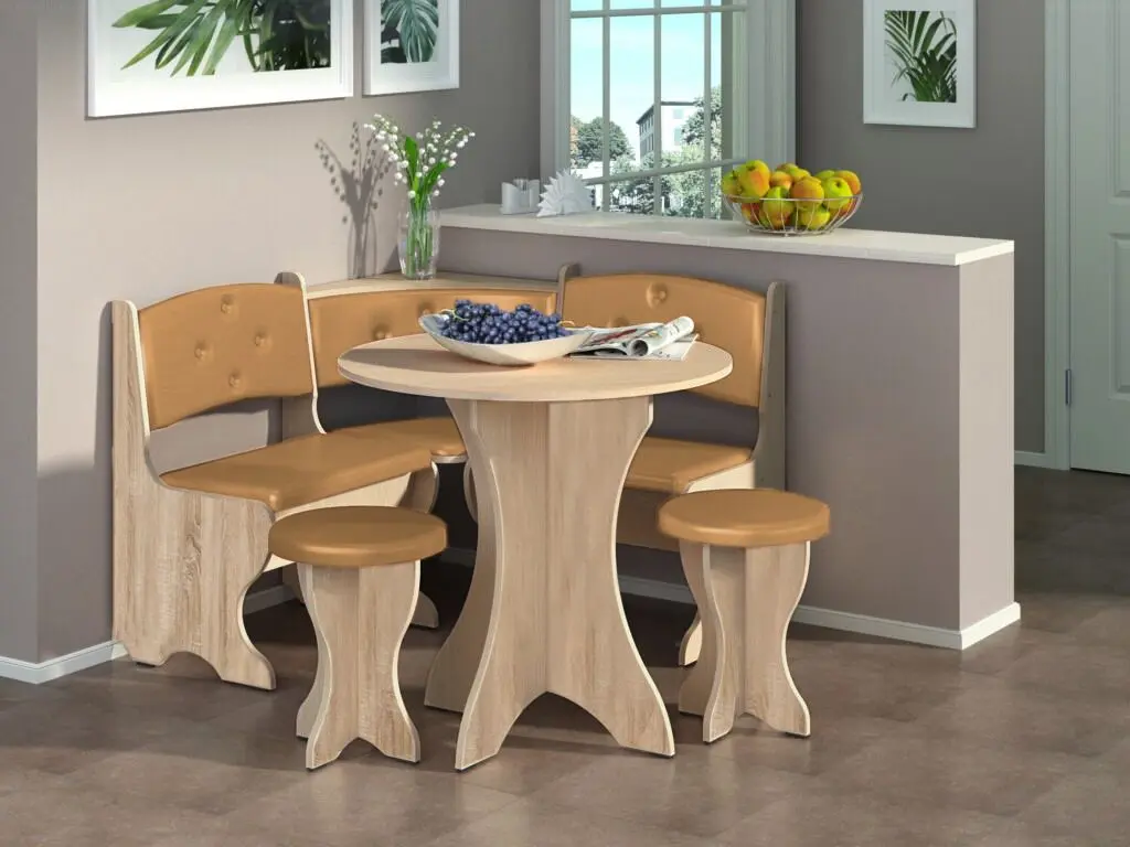 Coltar de bucatarie Пехотин Boyarin (Sonoma Oak/Coffee)