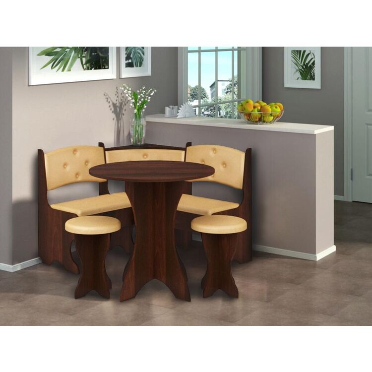 Coltar de bucatarie Пехотин Boyarin (Walnut/Coffee)