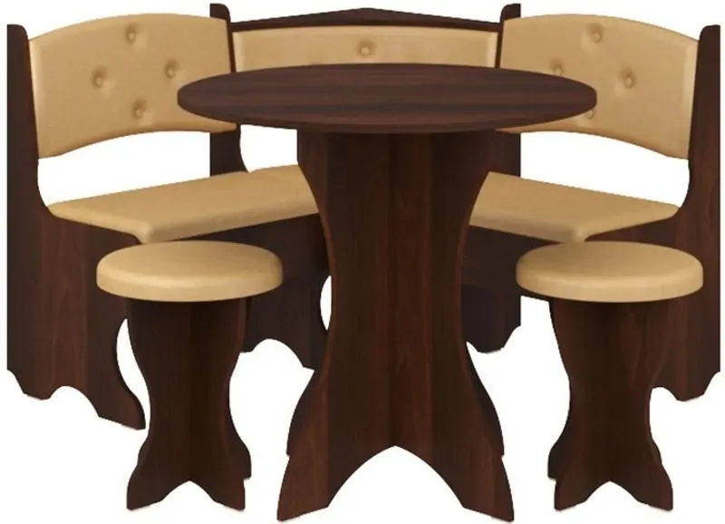 Coltar de bucatarie Пехотин Boyarin (Walnut/Coffee)