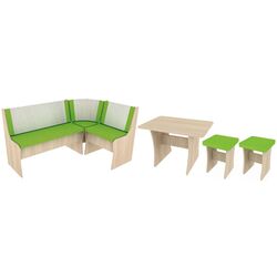 Coltar de bucatarie Yasen Domino Northern Cedar/Green/Beige (Set) Thumb