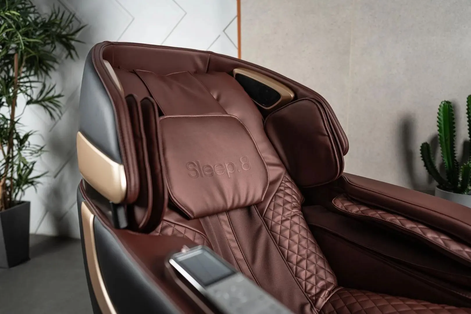 Массажное кресло Askona Sleep.8 Smart Jet (Brown/Black)