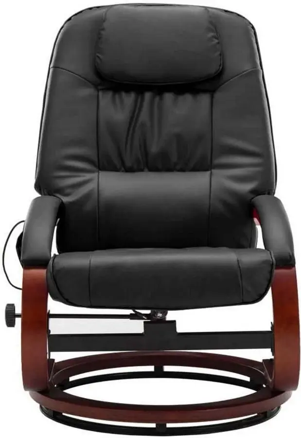 Fotoliu de masaj cu suport pentru picioare BeautyOne Wave (Black) - 3