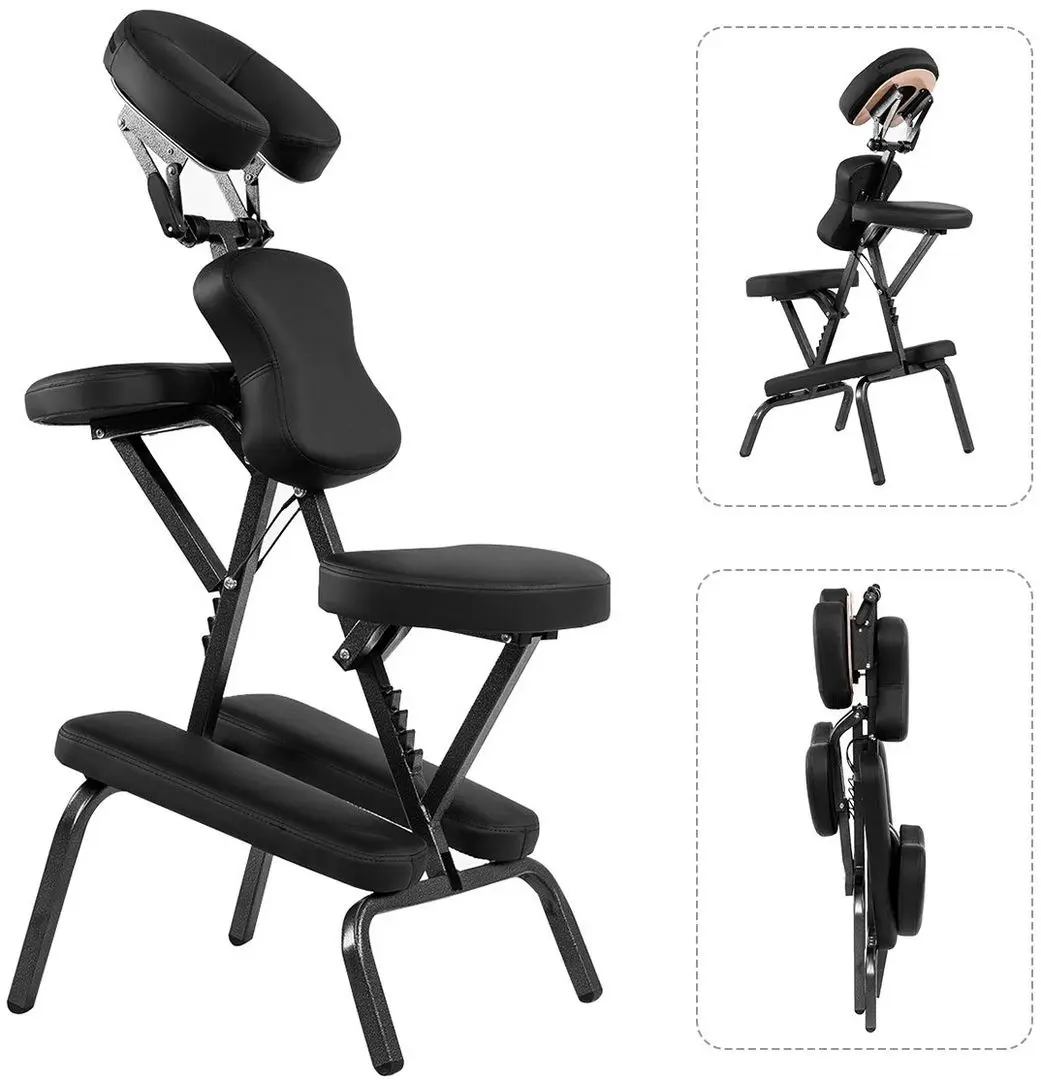 Стул для массажа Costway HW55620BK (Black)