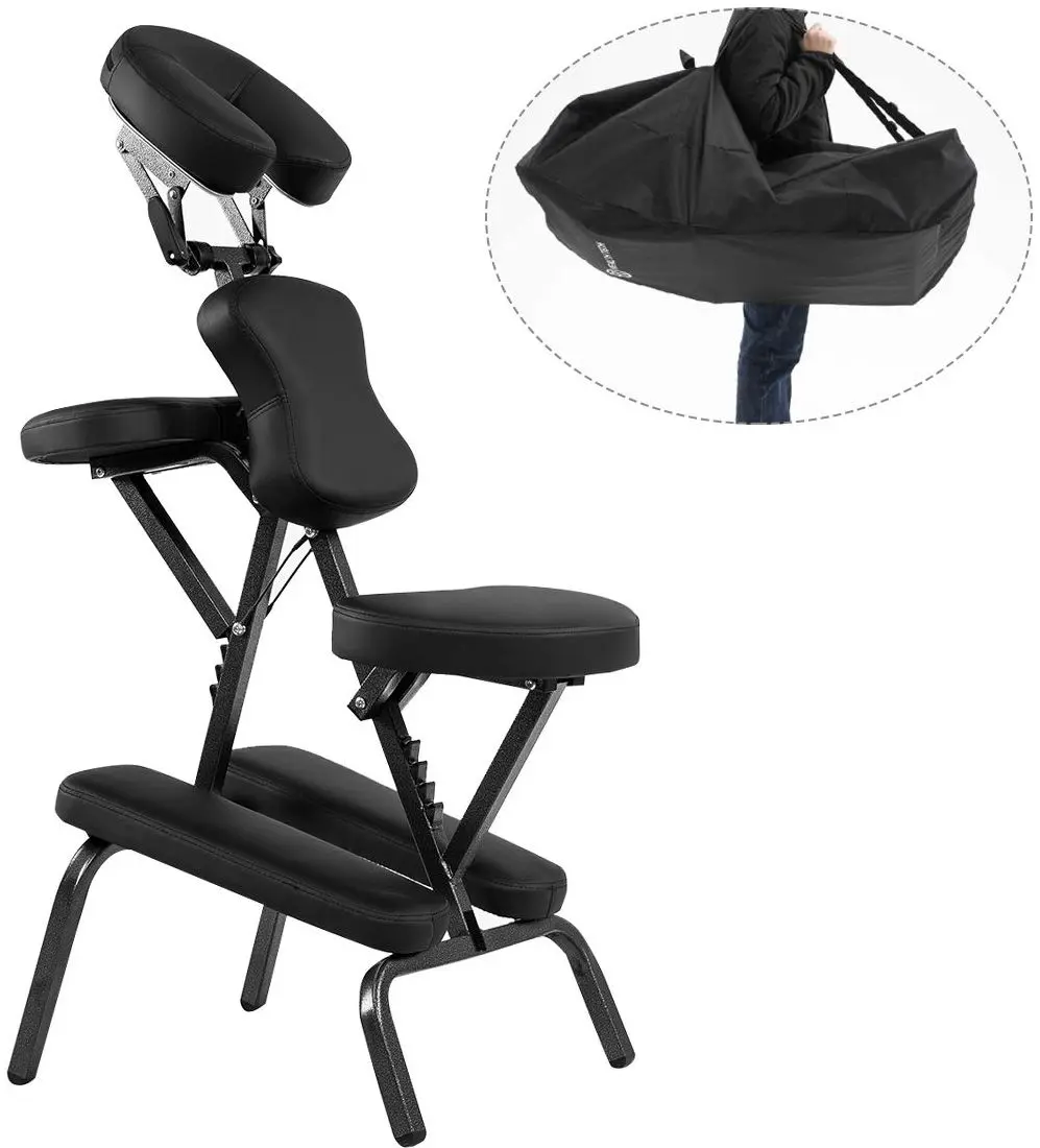 Стул для массажа Costway HW55620BK (Black)