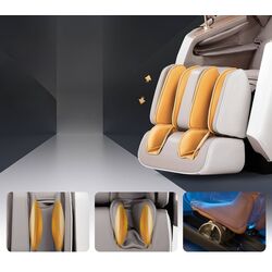 Массажное кресло Costway Zero Gravity SL Track JL10029DE-WH (White/Grey) Thumb