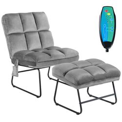 Fotoliu de masaj cu suport Costway HW62369DE-GR (Grey) Thumb