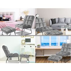 Fotoliu de masaj cu suport Costway HW62369DE-GR (Grey) Thumb