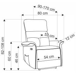 Массажное кресло Halmar Semir 2 (Black) Thumb
