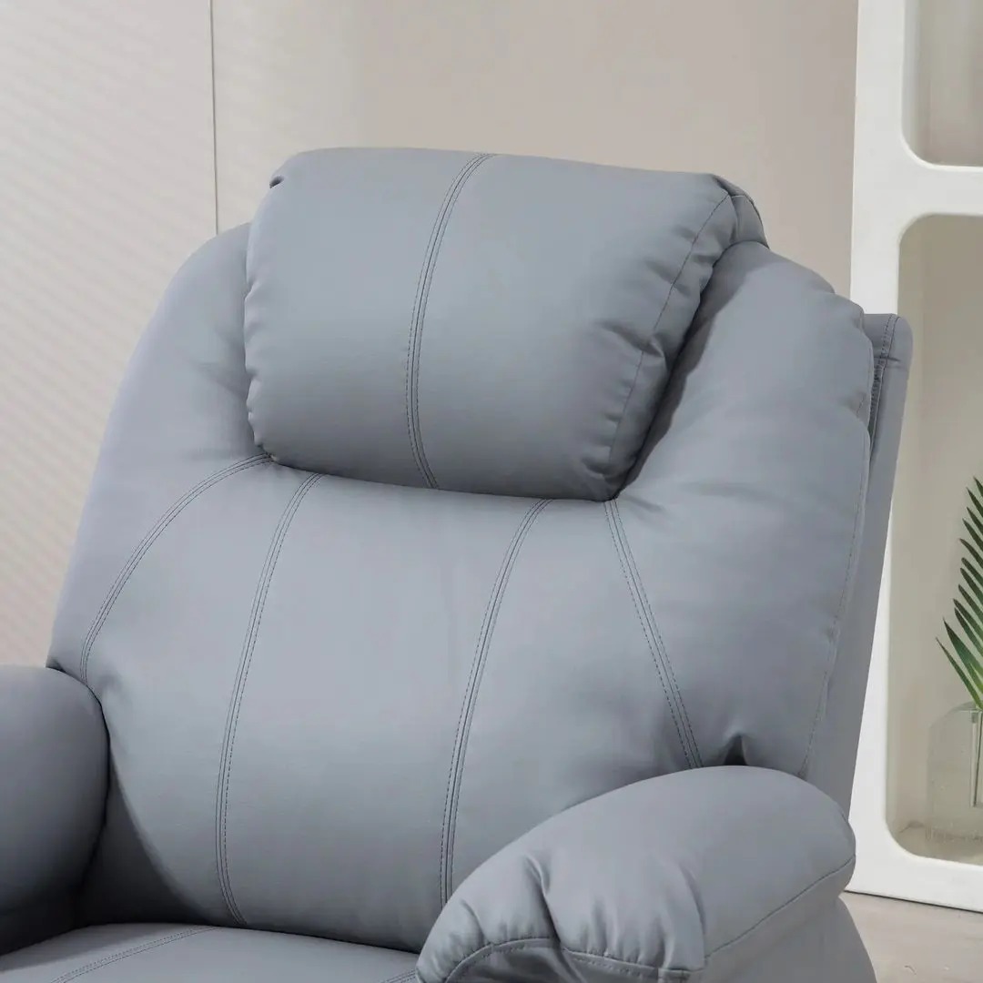 Fotoliu de masaj Homcom 713-096V90GY 88x99x106 cm (Grey)