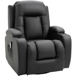 Массажное кресло Homcom 700-050V92BK 85x94x104 cm (Black) Thumb
