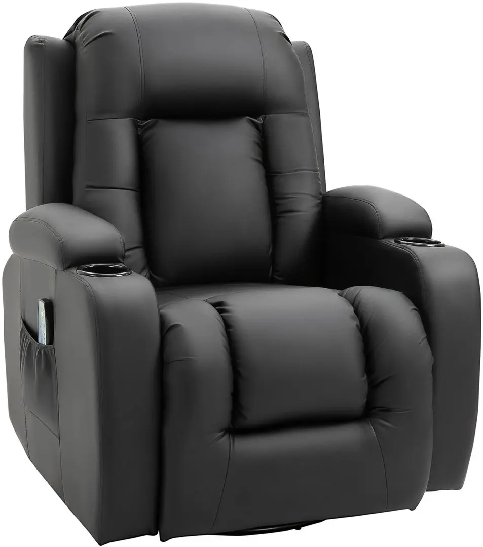 Массажное кресло Homcom 700-050V92BK 85x94x104 cm (Black) - 2