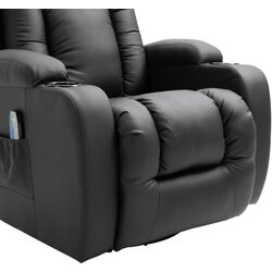 Массажное кресло Homcom 700-050V92BK 85x94x104 cm (Black) Thumb