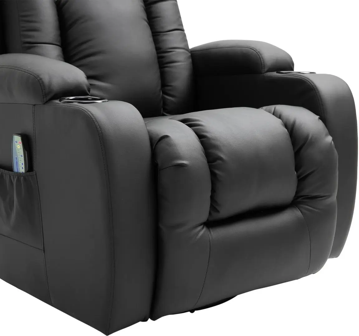 Массажное кресло Homcom 700-050V92BK 85x94x104 cm (Black) - 4