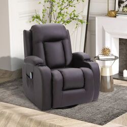 Массажное кресло Homcom 700-050V92DR 85x94x104 cm (Dark Brown)