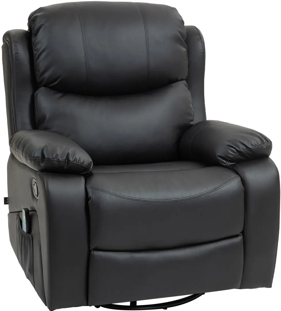 Массажное кресло Homcom 700-094V90BK 97x92x104 cm (Black) - 2