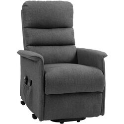 Fotoliu de masaj Homcom 713-042V91GY 62x96x97 cm (Grey) Thumb