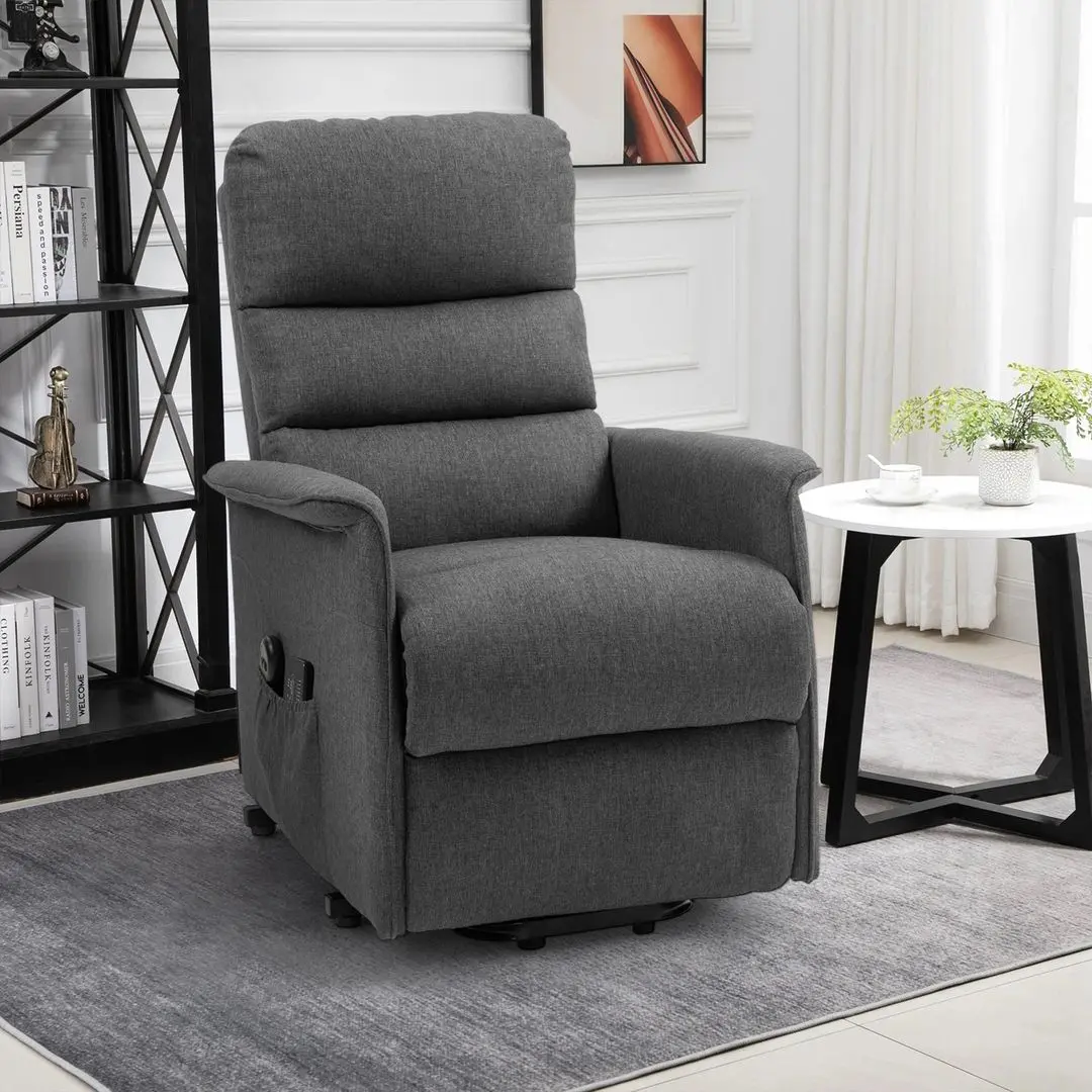 Fotoliu de masaj Homcom 713-042V91GY 62x96x97 cm (Grey)