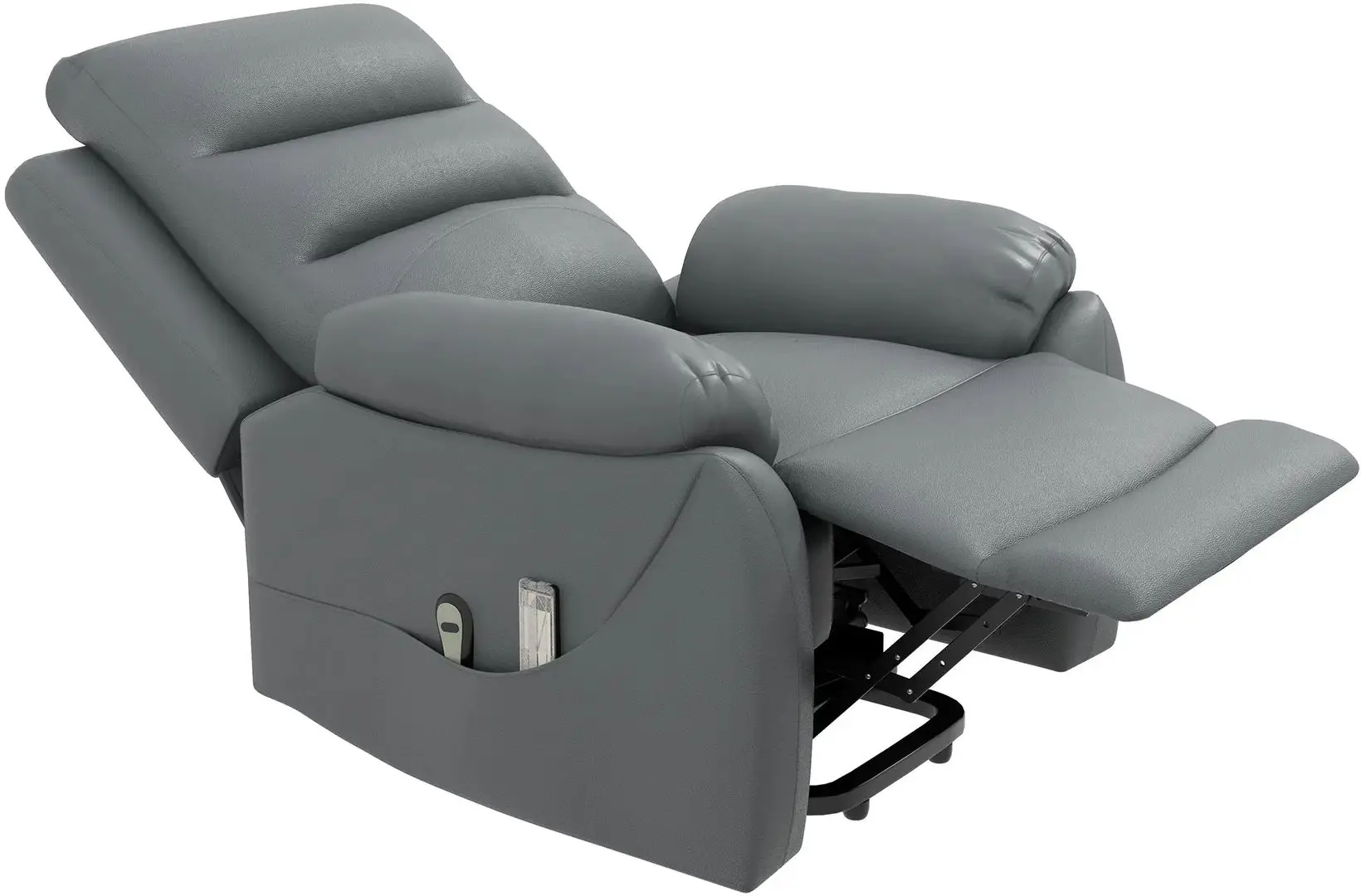 Fotoliu de masaj Homcom 713-095V90GY 91x86x101 cm (Grey)