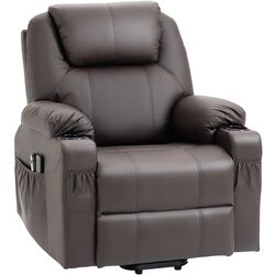 Массажное кресло Homcom 713-096BN 88x92x106 cm (Brown) Thumb