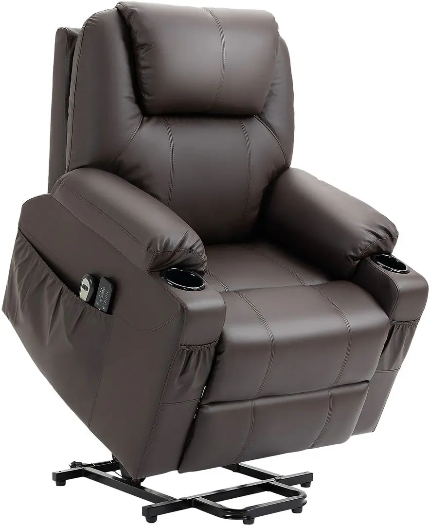 Массажное кресло Homcom 713-096BN 88x92x106 cm (Brown) - 3