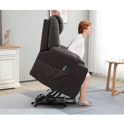 Массажное кресло Homcom 713-096BN 88x92x106 cm (Brown) Thumb