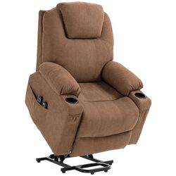 Fotoliu de masaj Homcom 713-158V90CF 90x101x107 (Coffee) Thumb