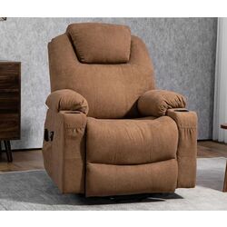 Fotoliu de masaj Homcom 713-158V90CF 90x101x107 (Coffee)