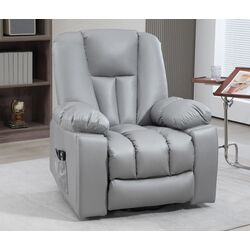 Fotoliu de masaj Homcom 713-159V90CG 94x96x106 (Grey) Thumb