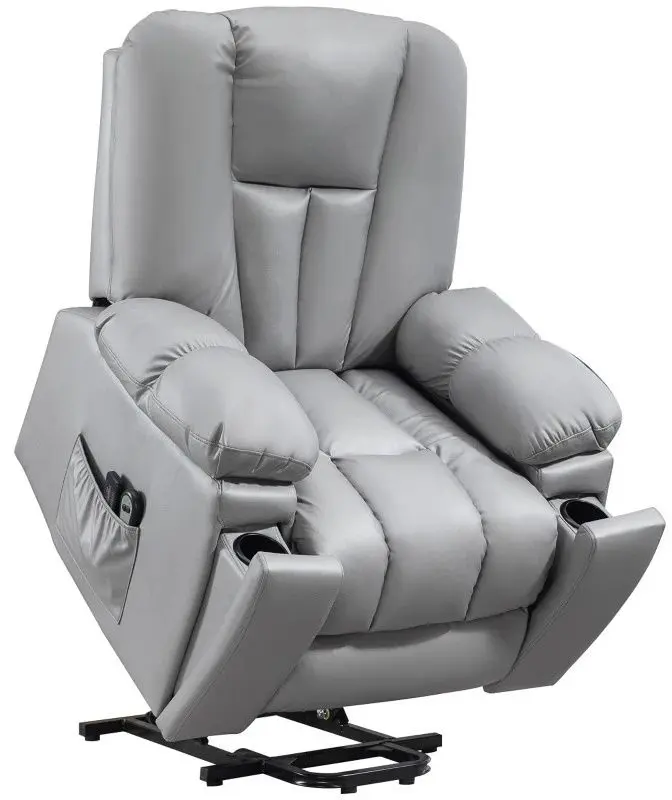 Fotoliu de masaj Homcom 713-159V90CG 94x96x106 (Grey)