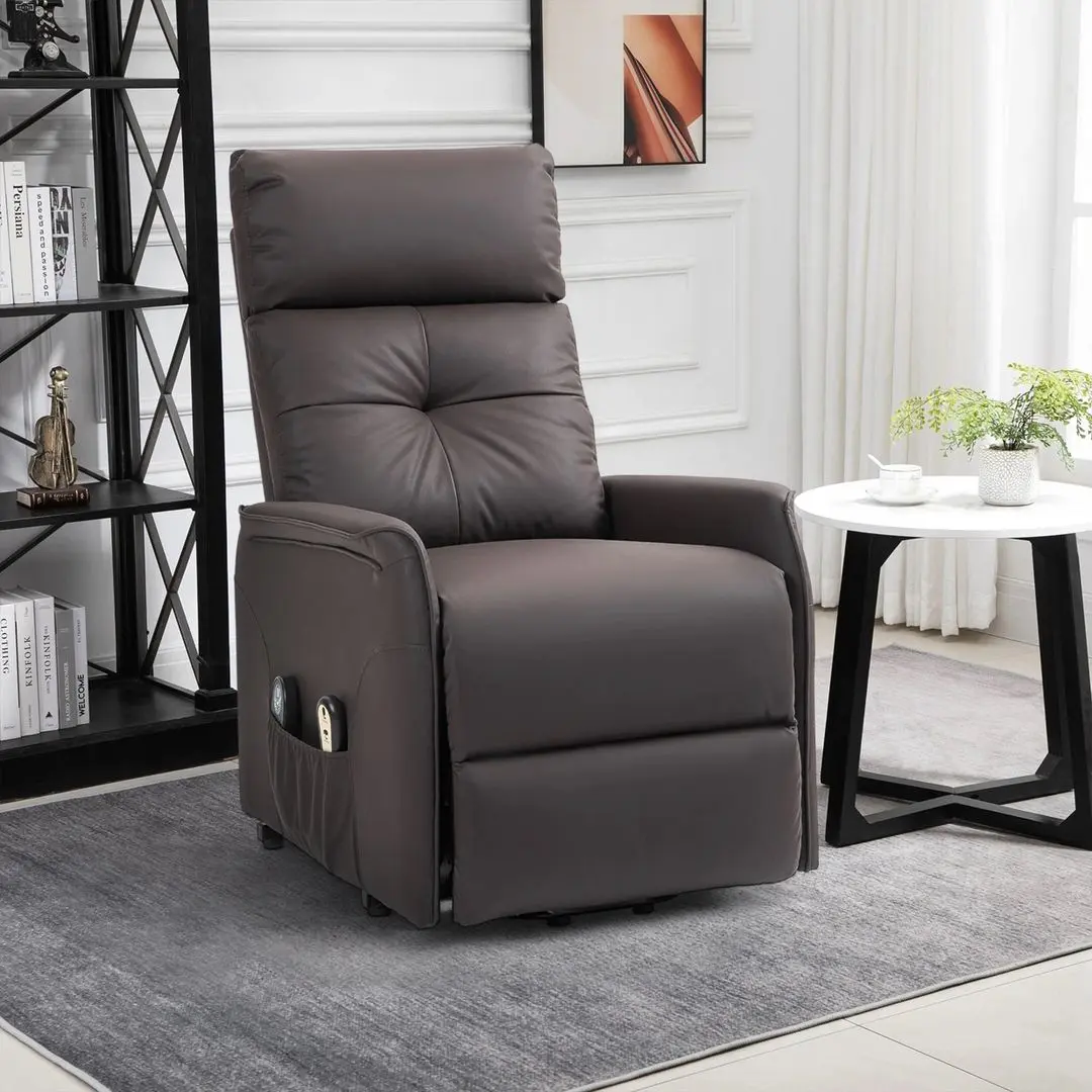 Массажное кресло Homcom 713-162V90DR 67x89x102 cm (Dark Brown)