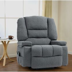 Fotoliu pentru masaj Homcom 713-168V91GY 89x90x102 cm (Grey)