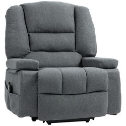 Fotoliu pentru masaj Homcom 713-168V91GY 89x90x102 cm (Grey) Thumb