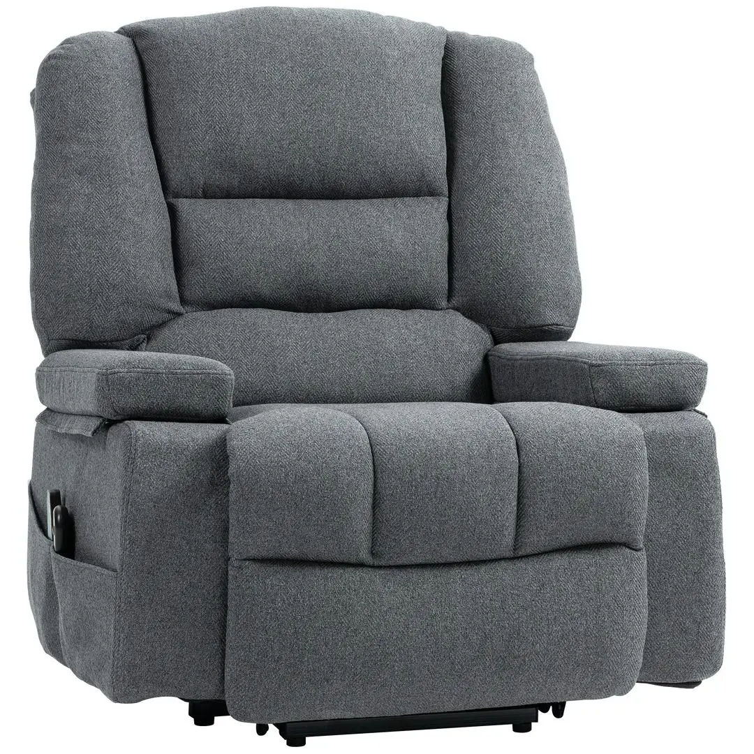 Fotoliu pentru masaj Homcom 713-168V91GY 89x90x102 cm (Grey)