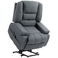 Fotoliu pentru masaj Homcom 713-168V91GY 89x90x102 cm (Grey) Thumb