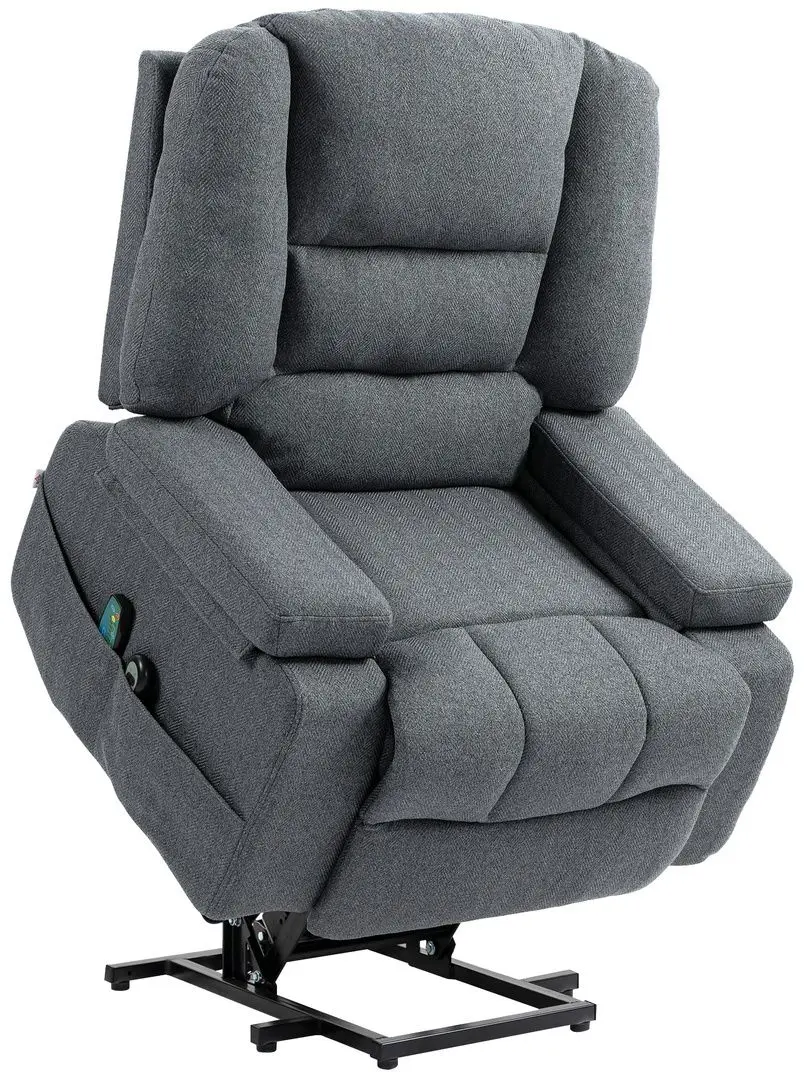 Fotoliu pentru masaj Homcom 713-168V91GY 89x90x102 cm (Grey)