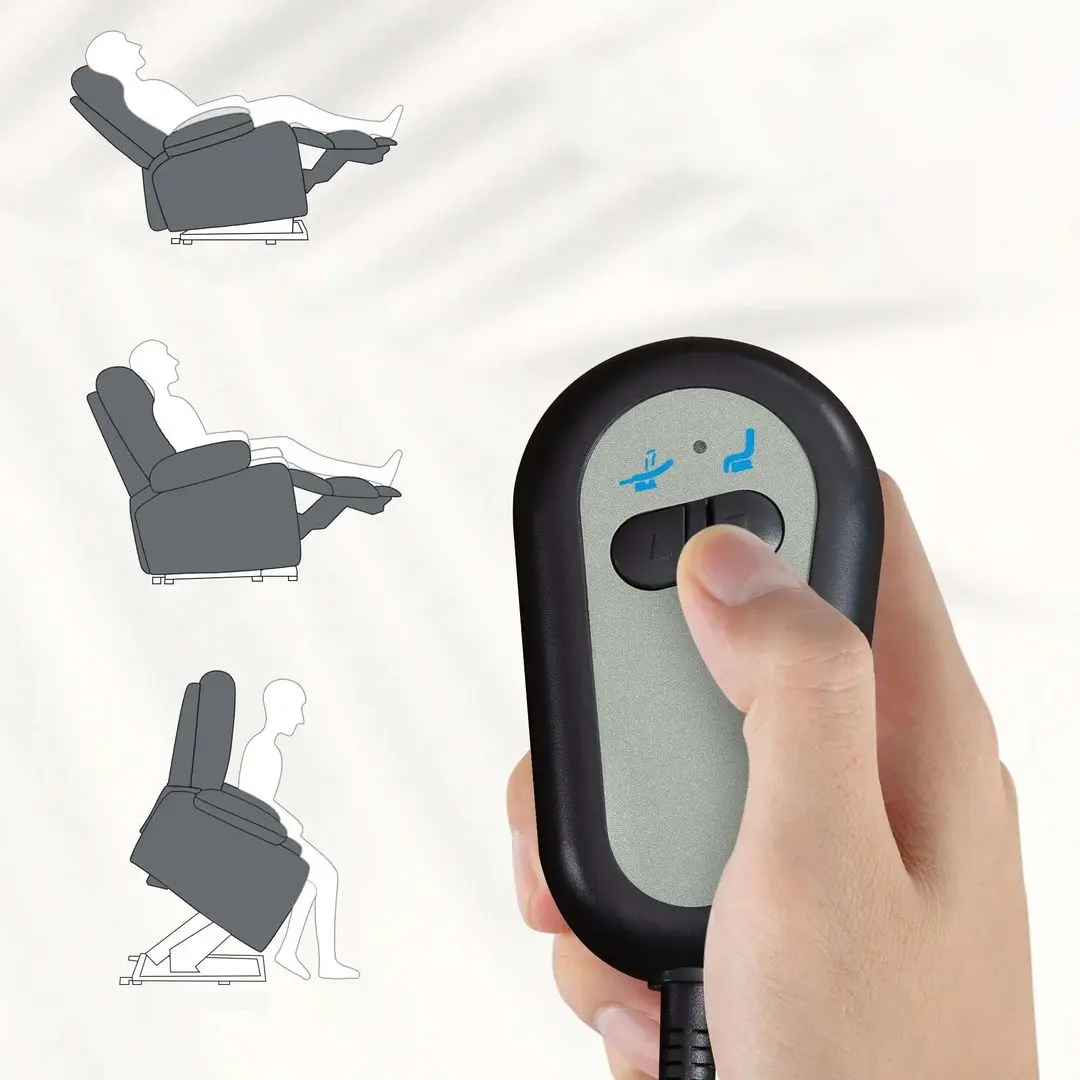 Fotoliu pentru masaj Homcom 713-168V91GY 89x90x102 cm (Grey)