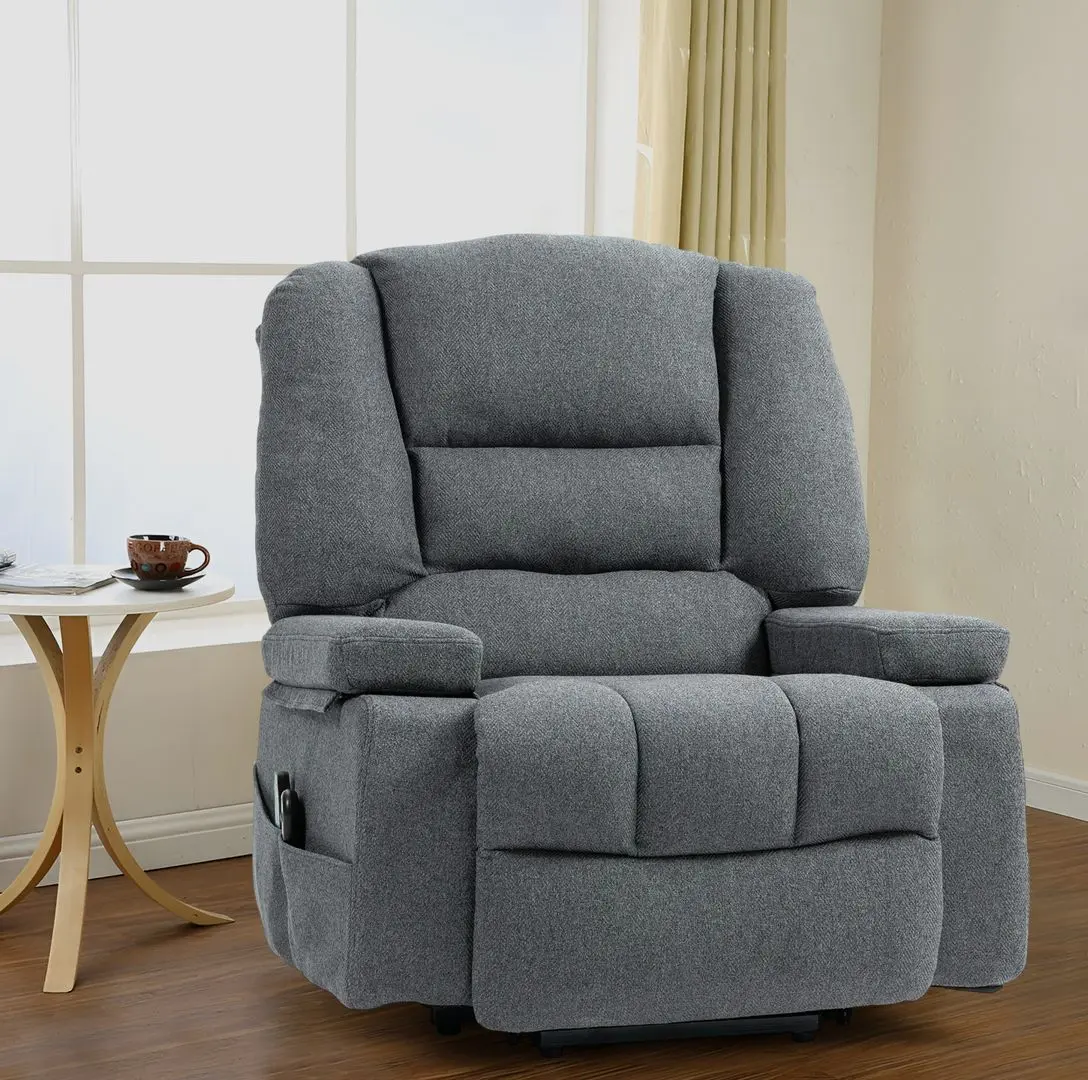 Fotoliu pentru masaj Homcom 713-168V91GY 89x90x102 cm (Grey)