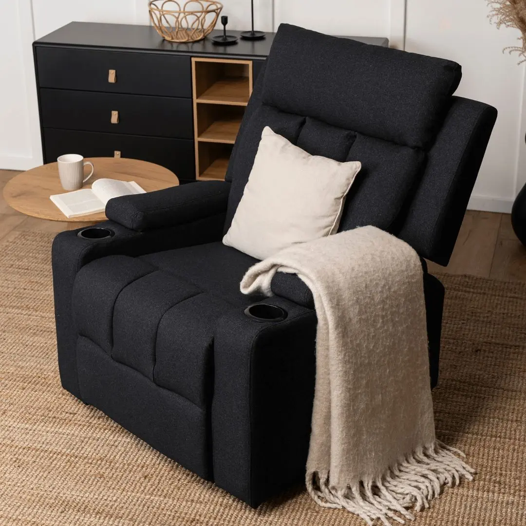 Кресло-реклайнер Mebel Elite Kobi 2 (Black) - 2