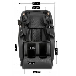 Fotoliu de masaj Mebel Elite VX MAX ECO (Black) Thumb