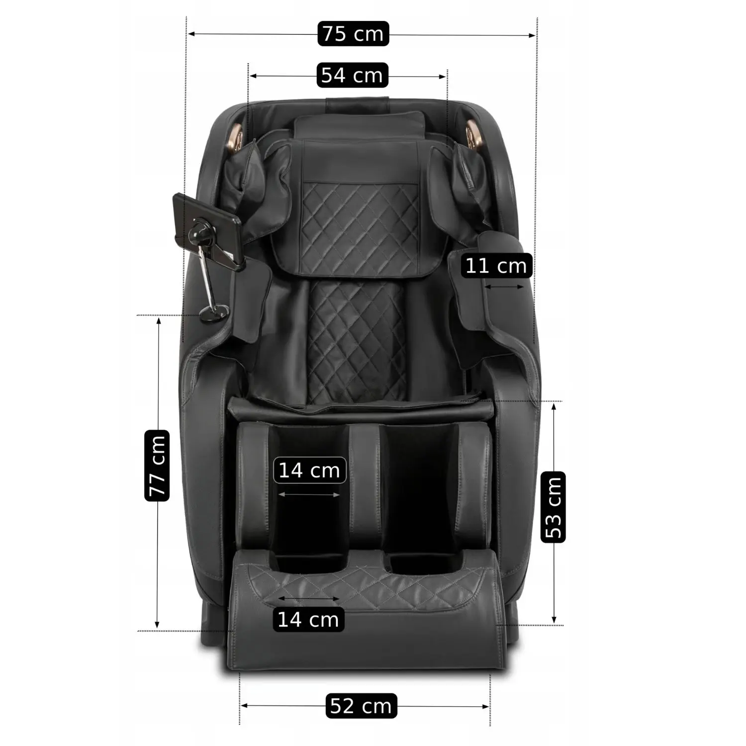 Fotoliu de masaj Mebel Elite VX MAX ECO (Black) - 7