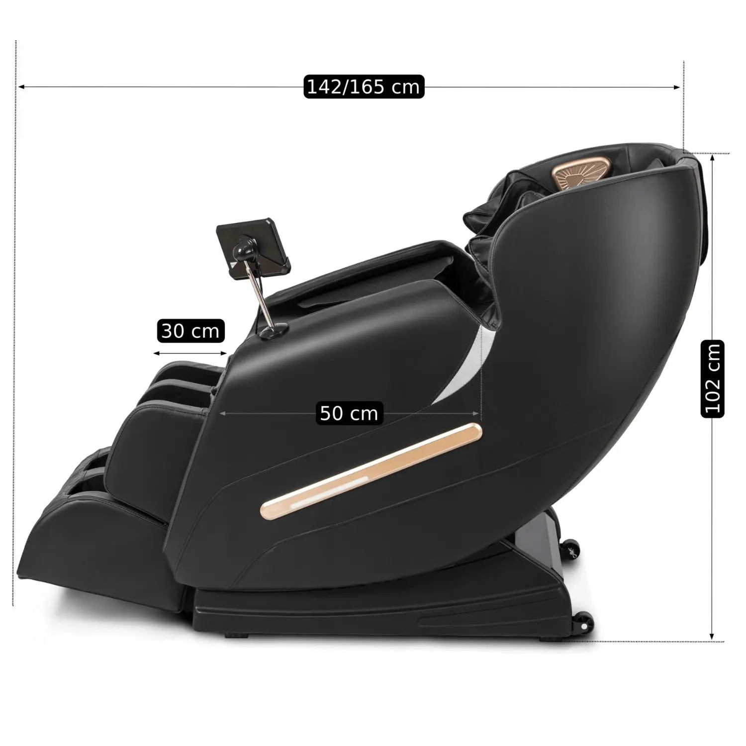 Fotoliu de masaj Mebel Elite VX MAX ECO (Black) - 8