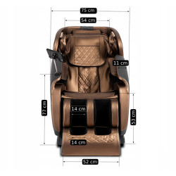 Fotoliu de masaj Mebel Elite VX MAX ECO English (Brown/Black) Thumb