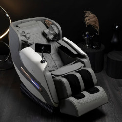 Fotoliu de masaj Mebel Elite VX MAX ECO English (Grey/White) Thumb