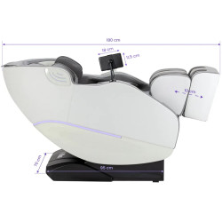 Массажное кресло 3D Sakura Maximus 809 154186 (White/Grey) Thumb