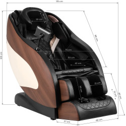 Fotoliu de masaj Sakura Classic 305 148559 (Black/Brown) Thumb