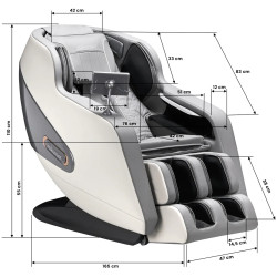 Массажное кресло Sakura Comfort Plus 806 143082 (Grey/White) Thumb