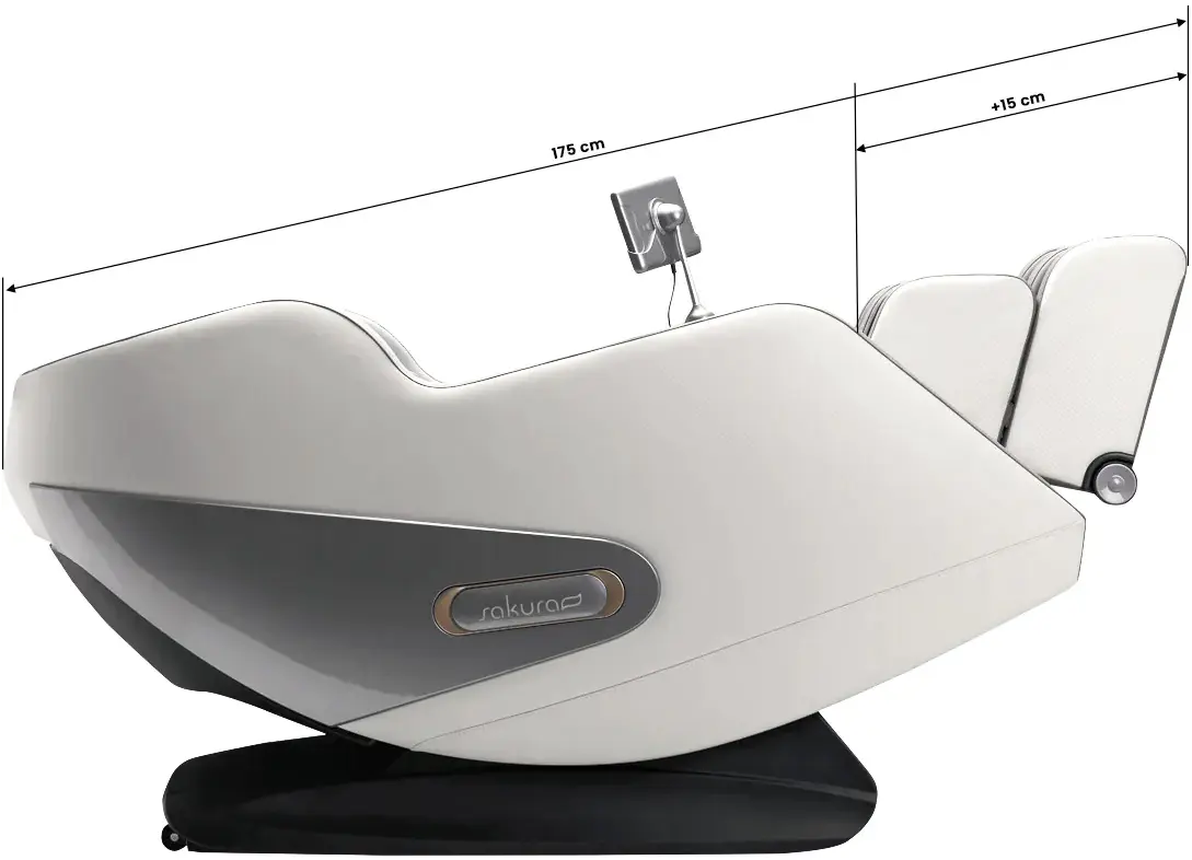 Массажное кресло Sakura Comfort Plus 806 143082 (Grey/White)