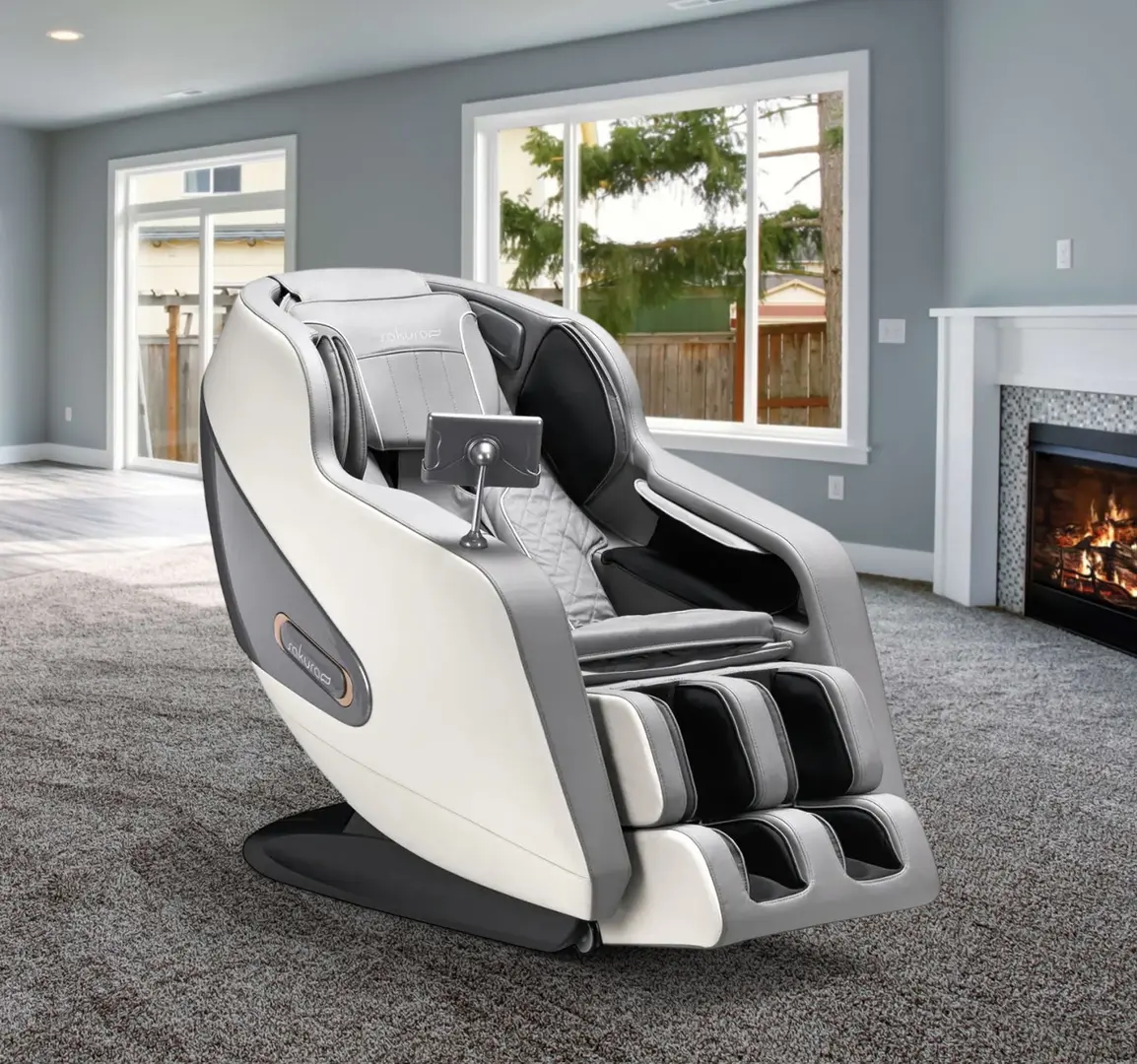 Массажное кресло Sakura Comfort Plus 806 143082 (Grey/White)