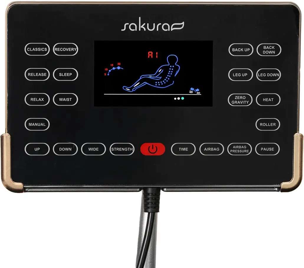 Массажное кресло Sakura Luxury 808 143080 (Black/Beige)